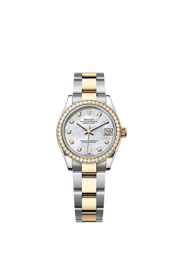 Rolex Datejust 31 - Staal / Geelgoud - Parelmoer wijzerplaat (278383RBR)