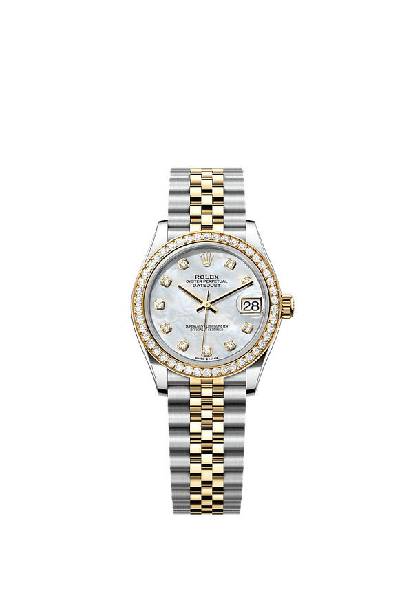 Rolex Datejust 31 - Staal / Geelgoud - Parelmoer wijzerplaat (278383RBR)