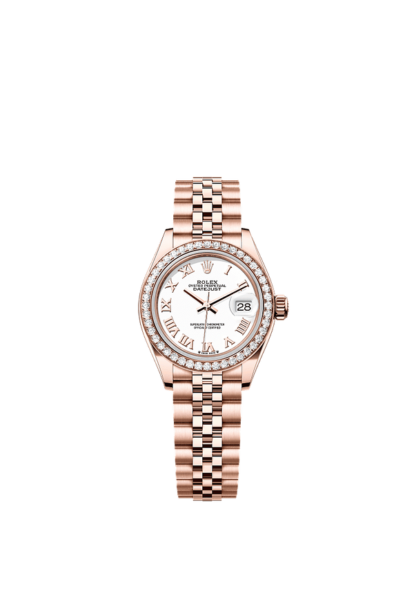 Rolex Lady-Datejust - Rosegoud - Wit wijzerplaat (279135RBR)