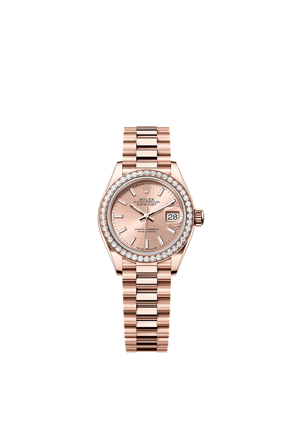Rolex Lady-Datejust - Rosegoud - Roze wijzerplaat (279135RBR)