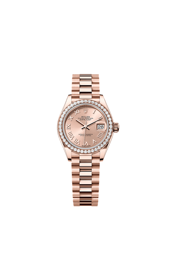 Rolex Lady-Datejust - Rosegoud - Roze wijzerplaat (279135RBR)