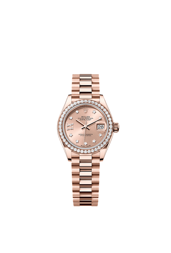Rolex Lady-Datejust - Rosegoud - Roze wijzerplaat (279135RBR)