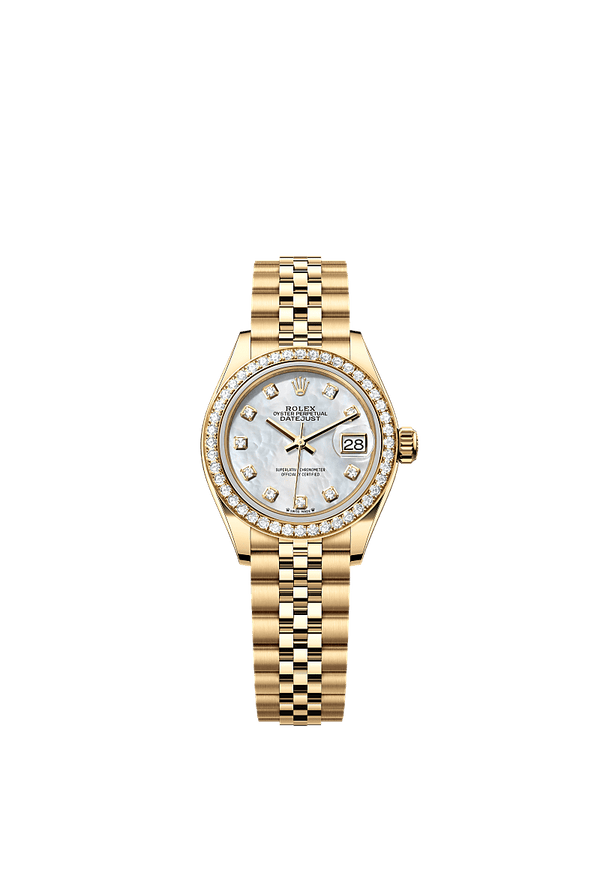 Rolex Lady-Datejust - Geelgoud - Parelmoer wijzerplaat (279138RBR)