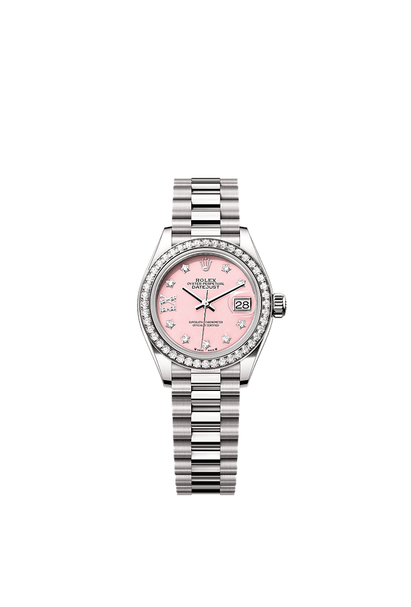 Rolex Lady-Datejust - Witgoud - Roze wijzerplaat (279139RBR)