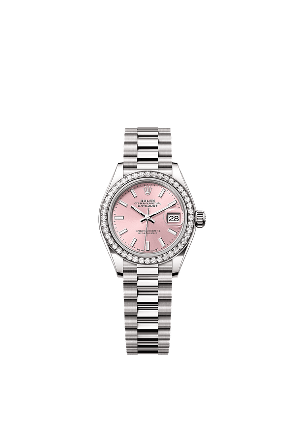 Rolex Lady-Datejust - Witgoud - Roze wijzerplaat (279139RBR)