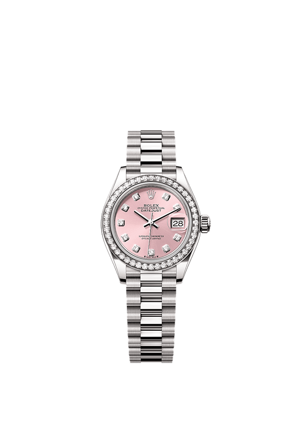 Rolex Lady-Datejust - Witgoud - Roze wijzerplaat (279139RBR)