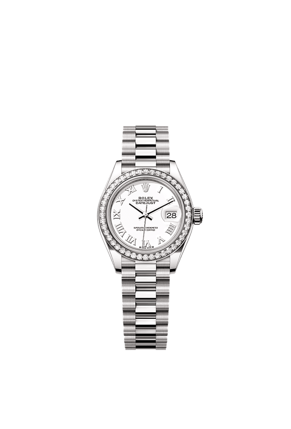 Rolex Lady-Datejust - Witgoud - Wit wijzerplaat (279139RBR)