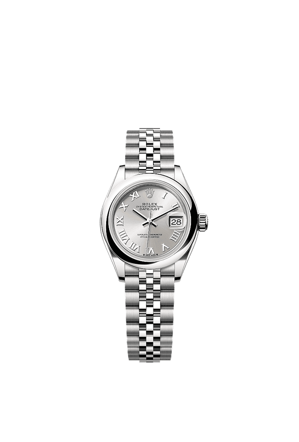 Rolex Lady-Datejust - Staal - Zilver wijzerplaat (279160)
