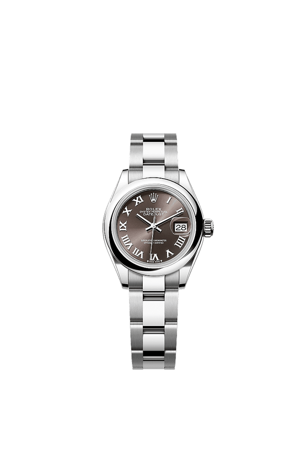 Rolex Lady-Datejust - Staal - Grijs wijzerplaat (279160)