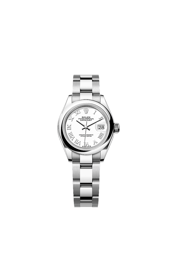 Rolex Lady-Datejust - Staal - Wit wijzerplaat (279160)
