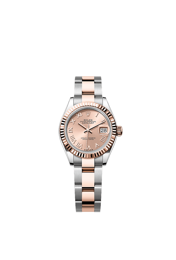 Rolex Lady-Datejust - Staal / Rosegoud - Roze wijzerplaat (279171)