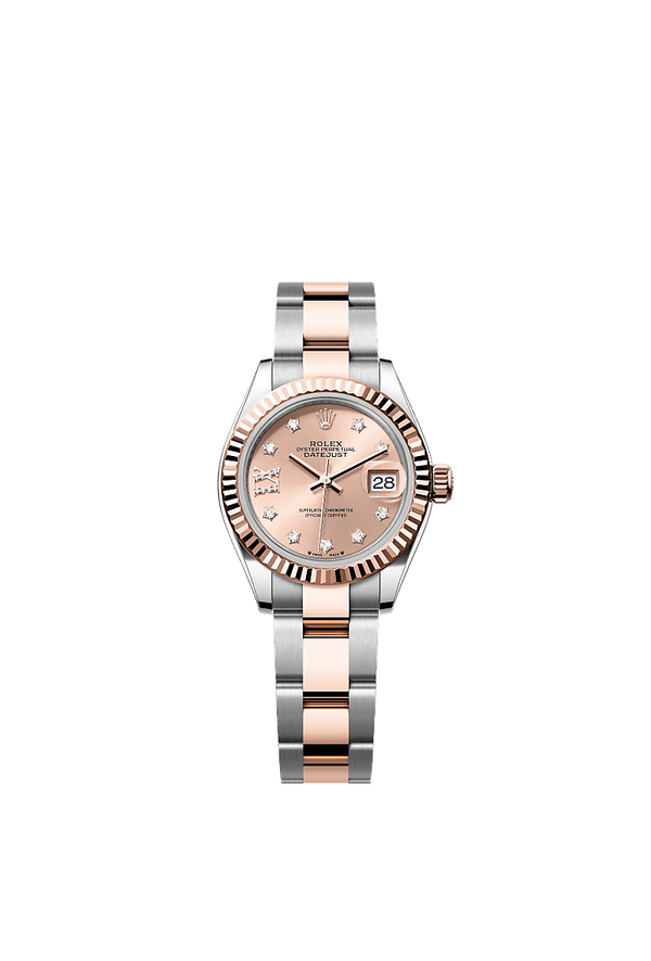 Rolex Lady-Datejust - Staal / Rosegoud - Roze wijzerplaat (279171)