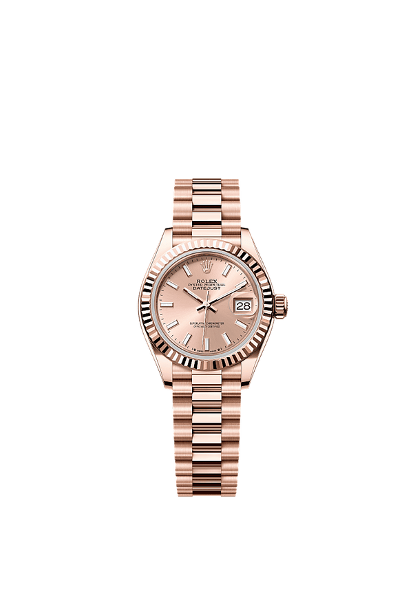 Rolex Lady-Datejust - Rosegoud - Roze wijzerplaat (279175)