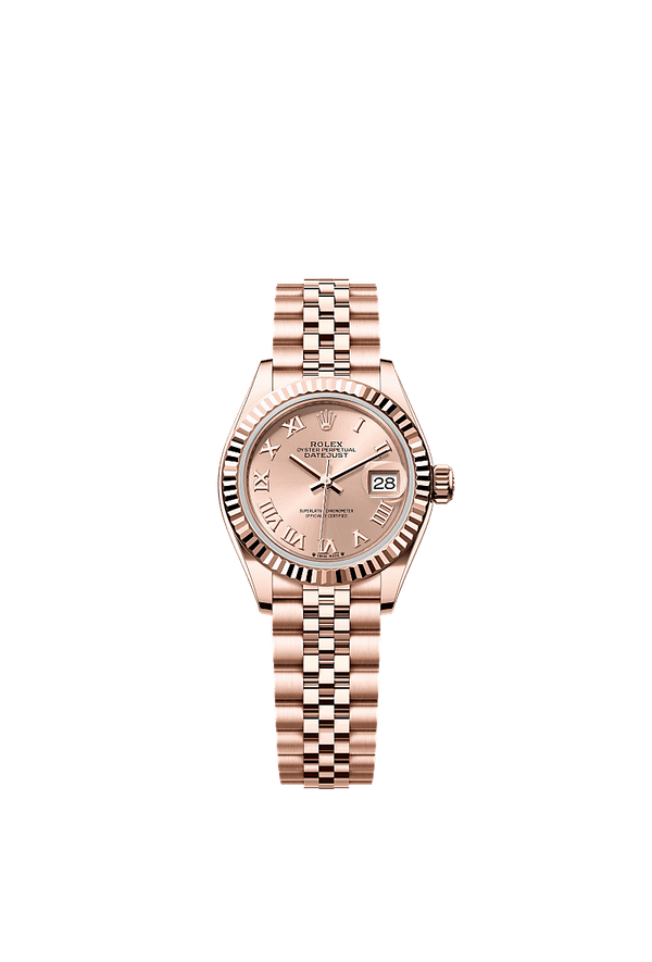 Rolex Lady-Datejust - Rosegoud - Roze wijzerplaat (279175)