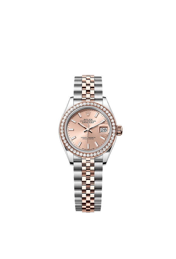 Rolex Lady-Datejust - Staal / Rosegoud - Roze wijzerplaat (279381RBR)