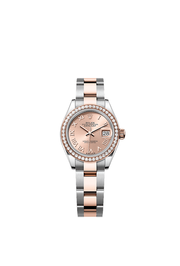 Rolex Lady-Datejust - Staal / Rosegoud - Roze wijzerplaat (279381RBR)