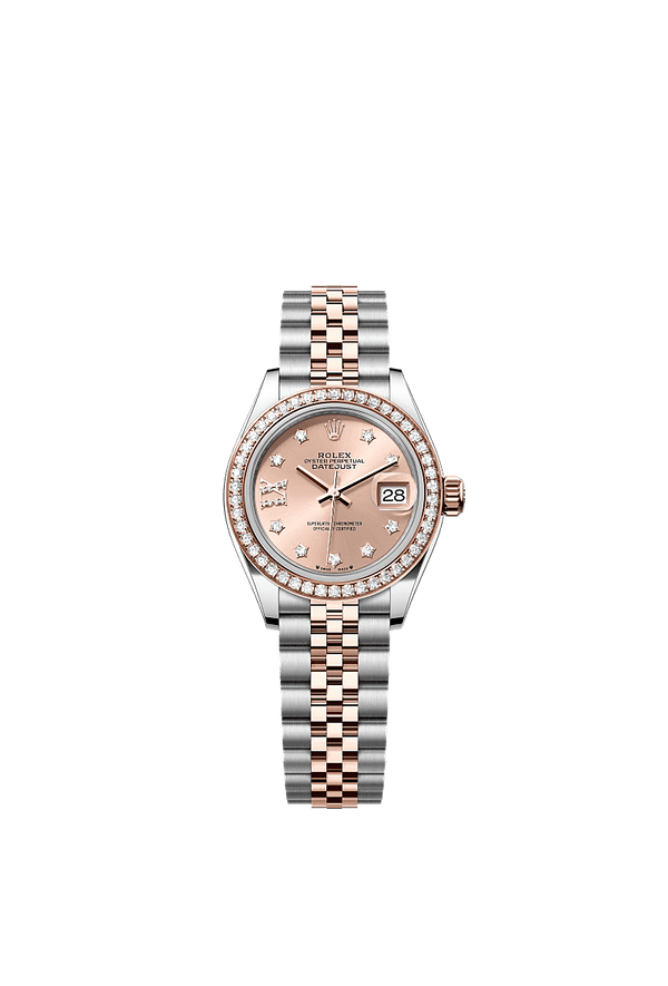 Rolex Lady-Datejust - Staal / Rosegoud - Roze wijzerplaat (279381RBR)