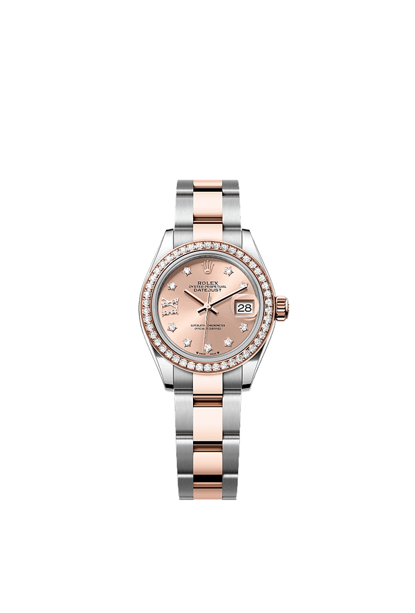 Rolex Lady-Datejust - Staal / Rosegoud - Roze wijzerplaat (279381RBR)