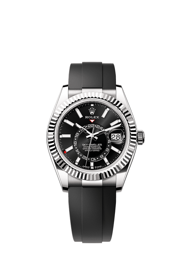 Rolex Sky-Dweller - Witgoud - Zwart wijzerplaat (336239)