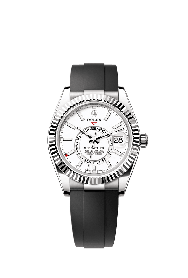 Rolex Sky-Dweller - Witgoud - Wit wijzerplaat (336239)