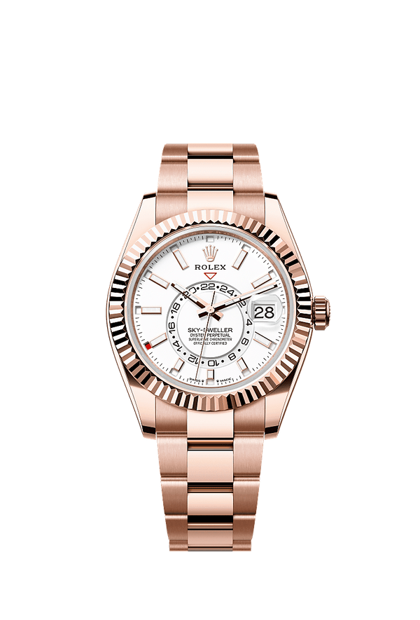Rolex Sky-Dweller - Rosegoud - Blauw wijzerplaat (336935)