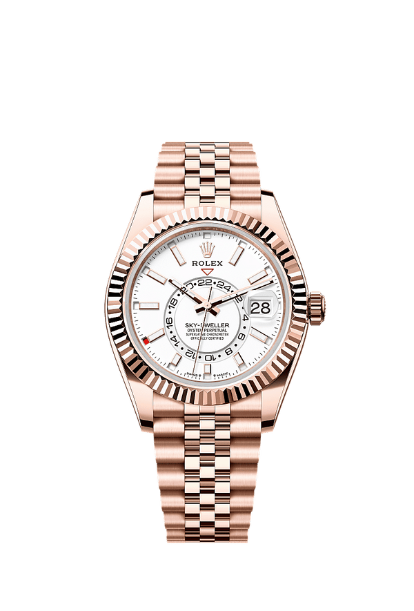 Rolex Sky-Dweller - Rosegoud - Wit wijzerplaat (336935)