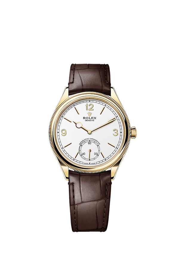 Rolex Perpetual 1908 - Hagelwit wijzerplaat