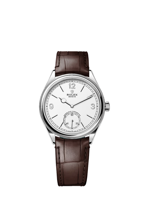 Rolex Perpetual 1908 - Hagelwit wijzerplaat