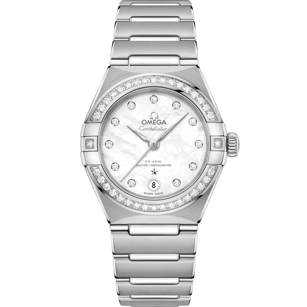 Omega 131.15.29.20.55.001 Constellation Manhattan 29 Co-Axial Master Chronometer Stainless Steel / MOP / Diamond