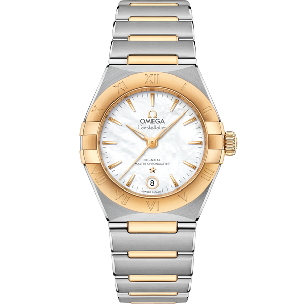 Omega 131.20.29.20.05.002 Constellation Manhattan 29 Co-Axial Master Chronometer Stainless Steel / Yellow Gold / MOP