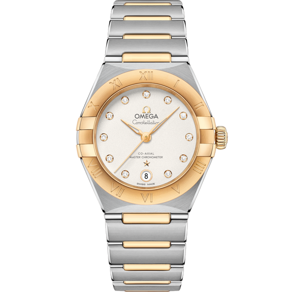 Omega 131.20.29.20.52.002 Constellation Manhattan 29 Co-Axial Master Chronometer Stainless Steel / Yellow Gold / Silver Diamond