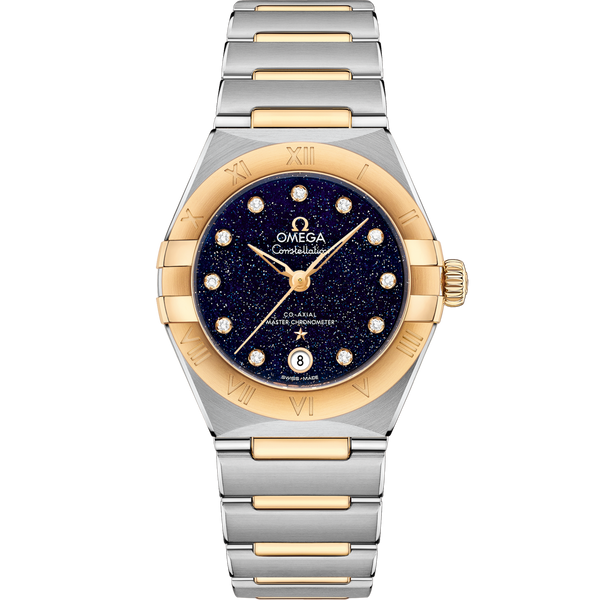 Omega 131.20.29.20.53.001 Constellation Manhattan 29 Co-Axial Master Chronometer Stainless Steel / Yellow Gold / Aventurine