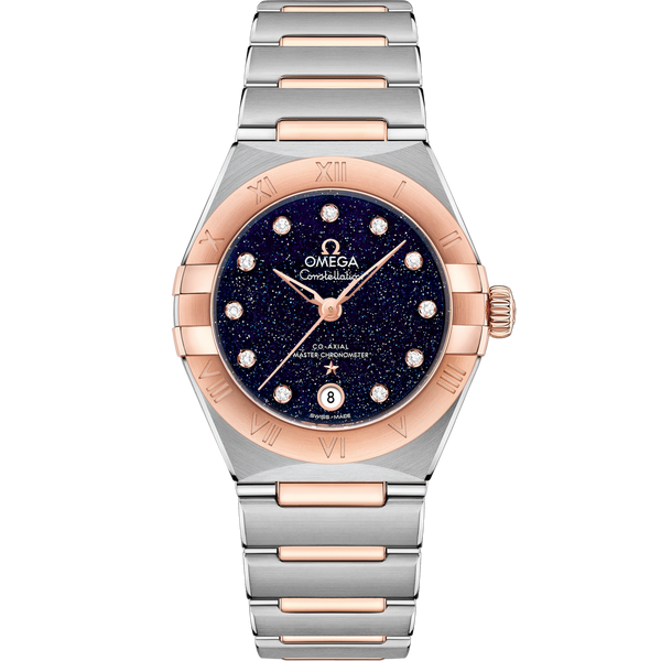Omega 131.20.29.20.53.002 Constellation Manhattan 29 Co-Axial Master Chronometer Stainless Steel / Sedna Gold / Aventurine