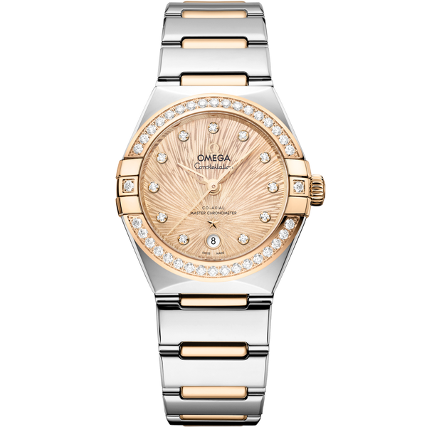 Omega 131.25.29.20.58.002 Constellation 29åÊmm, steel - Moonshine gold on steel - Moonshine gold - 131.25.29.20.58.002