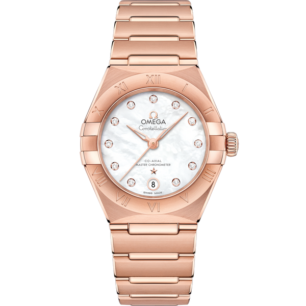 Omega 131.50.29.20.55.001 Constellation Manhattan 29 Co-Axial Master Chronometer Sedna Gold / MOP