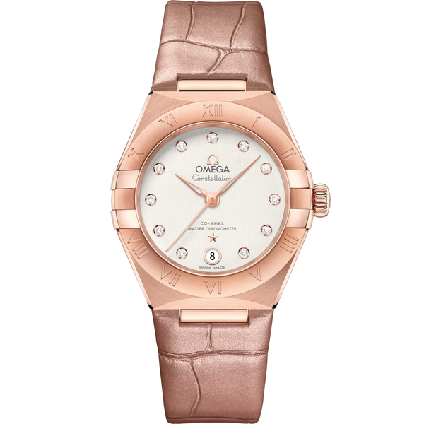 Omega 131.53.29.20.52.002 Constellation Manhattan 29 Co-Axial Master Chronometer Sedna Gold / Silver - Diamond