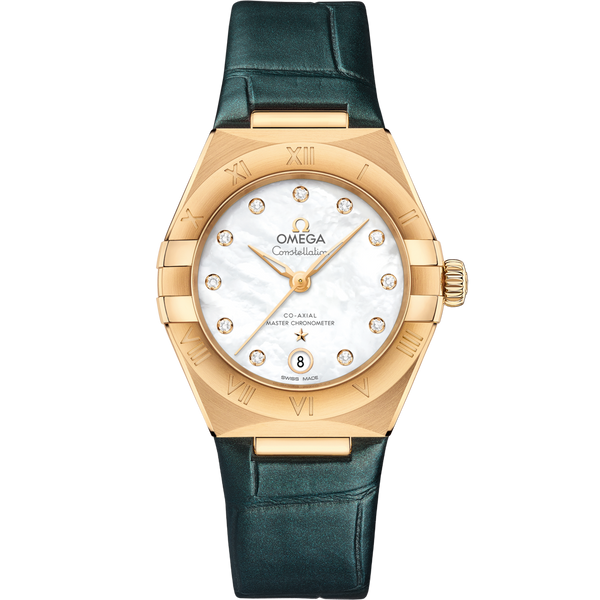 Omega 131.53.29.20.55.001 Constellation Manhattan 29 Co-Axial Master Chronometer Yellow Gold / MOP