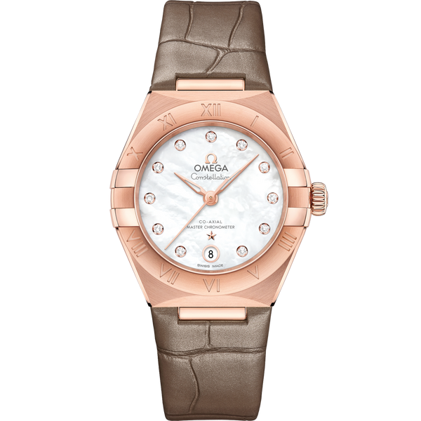 Omega 131.53.29.20.55.002 Constellation Manhattan 29 Co-Axial Master Chronometer Sedna Gold / MOP