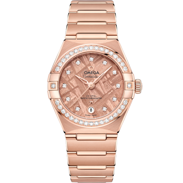 Omega 131.55.29.20.99.006 Constellation Manhattan 29 Co-Axial Master Chronometer Sedna Gold - Diamond / Sedna Meteorite