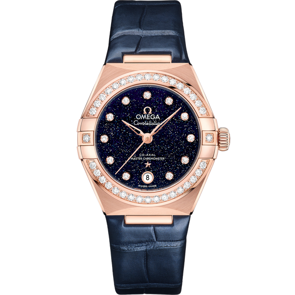 Omega 131.58.29.20.53.003 Constellation Manhattan 29 Co-Axial Master Chronometer Sedna Gold / Diamond / Aventurine