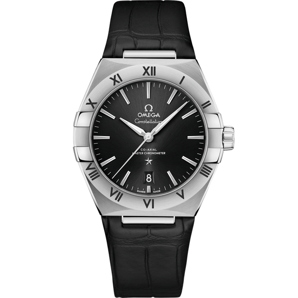 Omega 131.13.39.20.01.001 Constellation Master Chronometer 39 Stainless Steel / Black / Alligator