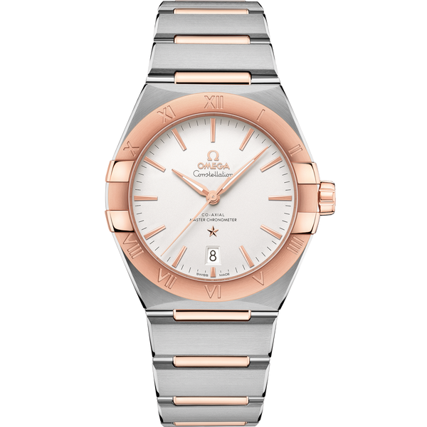 Omega 131.20.39.20.02.001 Constellation Master Chronometer 39 Stainless Steel / Sedna Gold / Silver / Bracelet