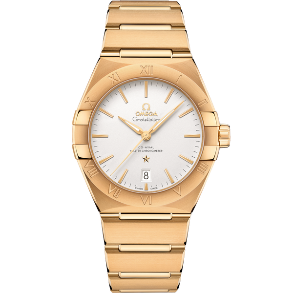 Omega 131.50.39.20.02.002 Constellation Master Chronometer 39 Yellow Gold / Silver / Bracelet