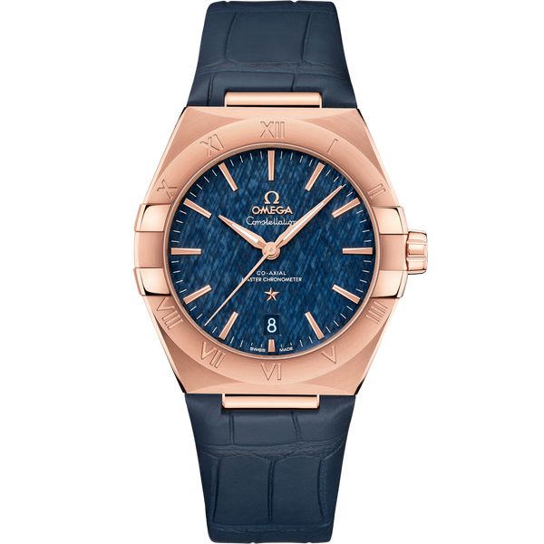 Omega 131.53.39.20.03.001 Constellation Master Chronometer 39 Sedna / Blue / Alligator