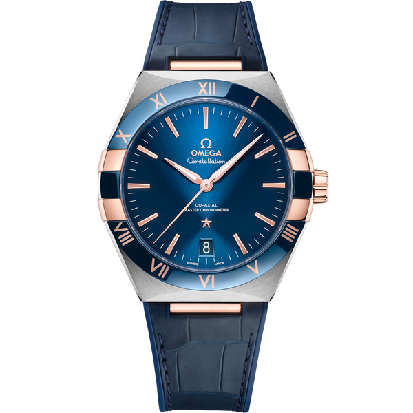 Omega 131.23.41.21.03.001 Constellation Master Chronometer 41 Stainless Steel / Sedna Gold / Ceramic / Blue
