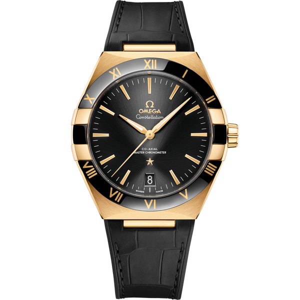 Omega 131.63.41.21.01.001 Constellation Master Chronometer 41 Yellow Gold / Ceramic / Black