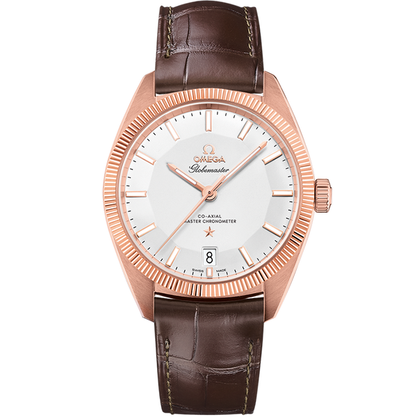 Omega 130.53.39.21.02.001 Globemaster Sedna Gold / Silver / Leather