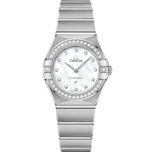 Omega 131.15.25.60.55.001 Constellation Manhattan 25 Quartz Stainless Steel / MOP / Diamond