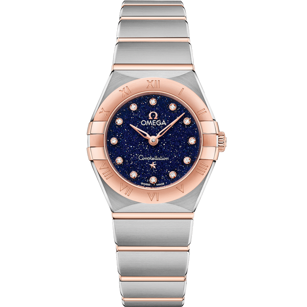 Omega 131.20.25.60.53.002 Constellation Manhattan 25 Quartz Stainless Steel / Sedna Gold / Aventurine