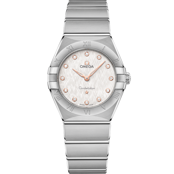 Omega 131.10.28.60.52.001 Constellation Manhattan 28 Quartz Stainless Steel / Silver Silk